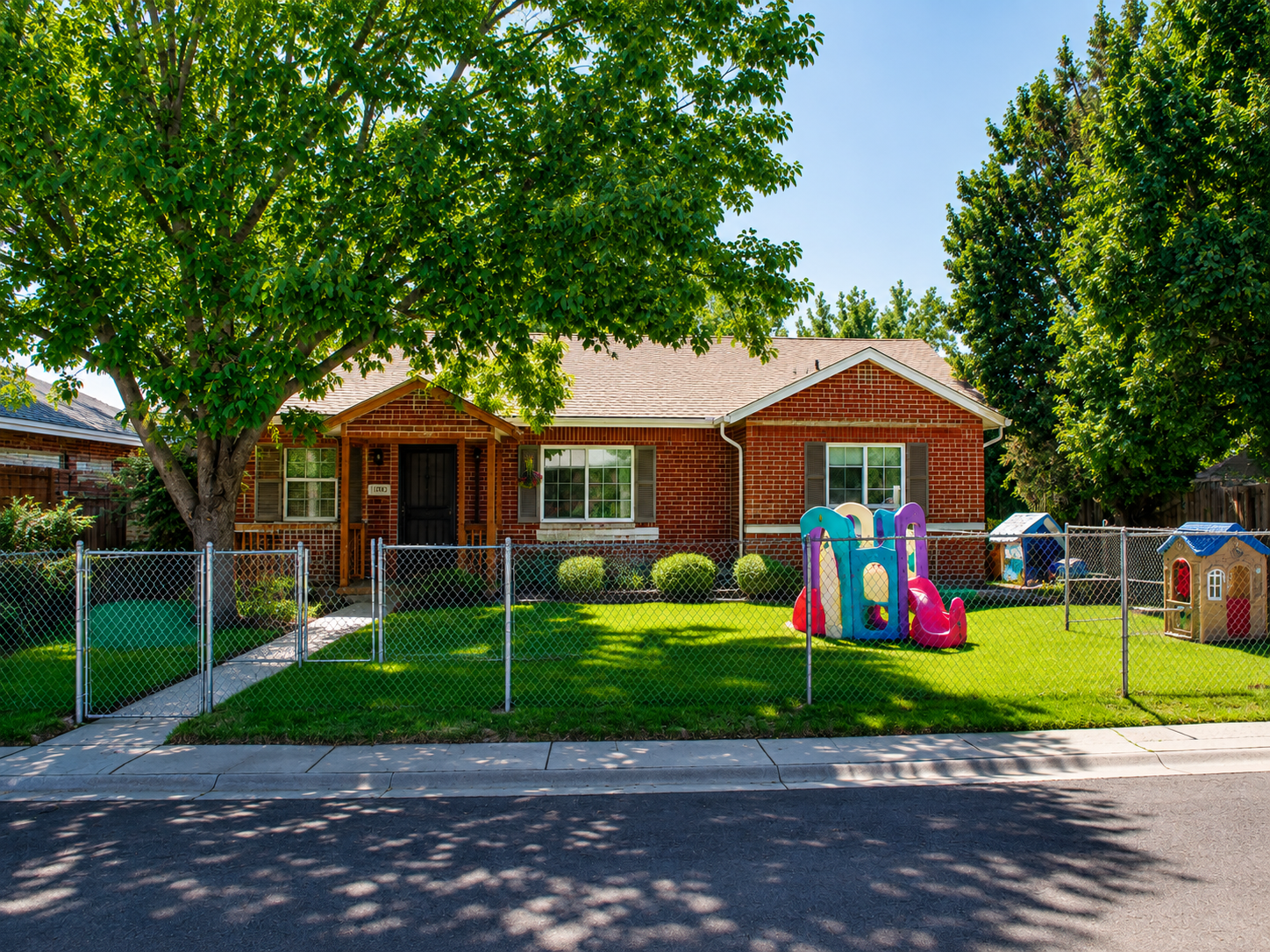 Exterior of A Monkey Business Child Care and Preschool in Thornton
